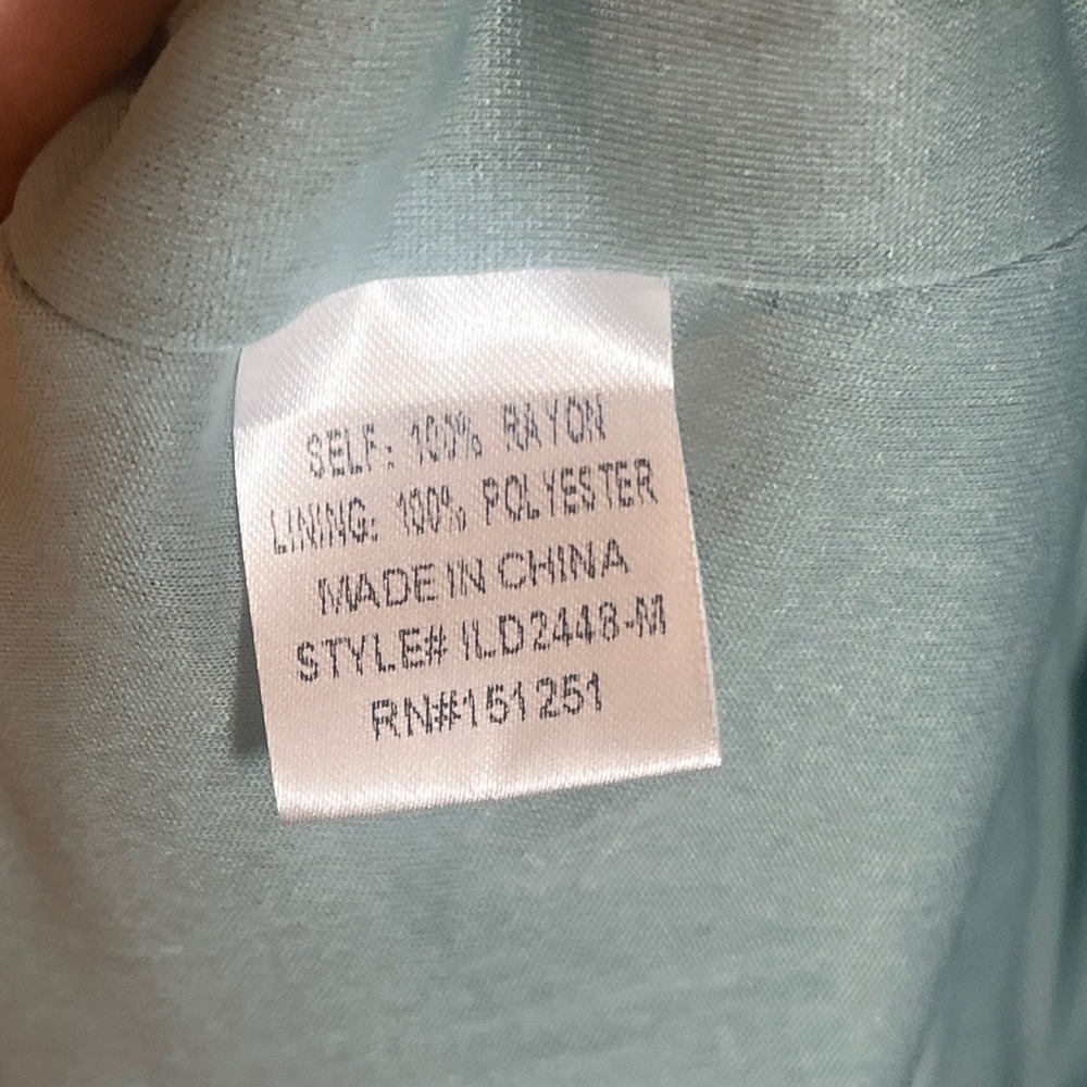 Baltic Born Sage Green Smocked Flutter Sleeve Maxi Dress Large NWT ILD2448-M - Picture 5 of 5
